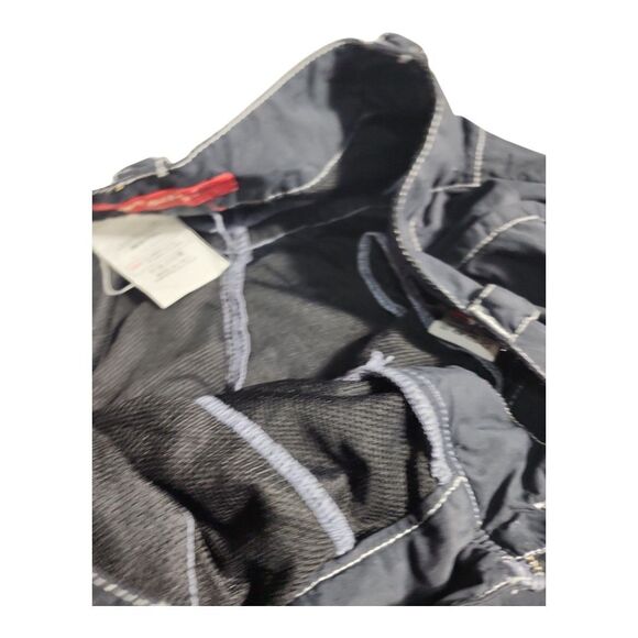 RARE Vintage Miss Sixty Nylon Cargo Pants Y2K Low R 90s Women Sz 27 Bold Italian - Picture 14 of 15